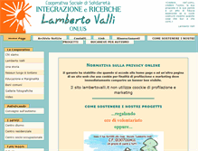 Tablet Screenshot of lambertovalli.it